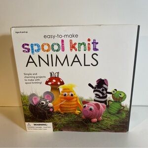 Spicebox Easy-to-Make Spool Knit Animals Projects Made With Spool Knitting